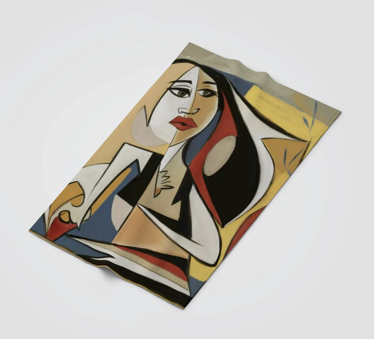 Dynamische vorm fleecedeken van Crimson Whisper