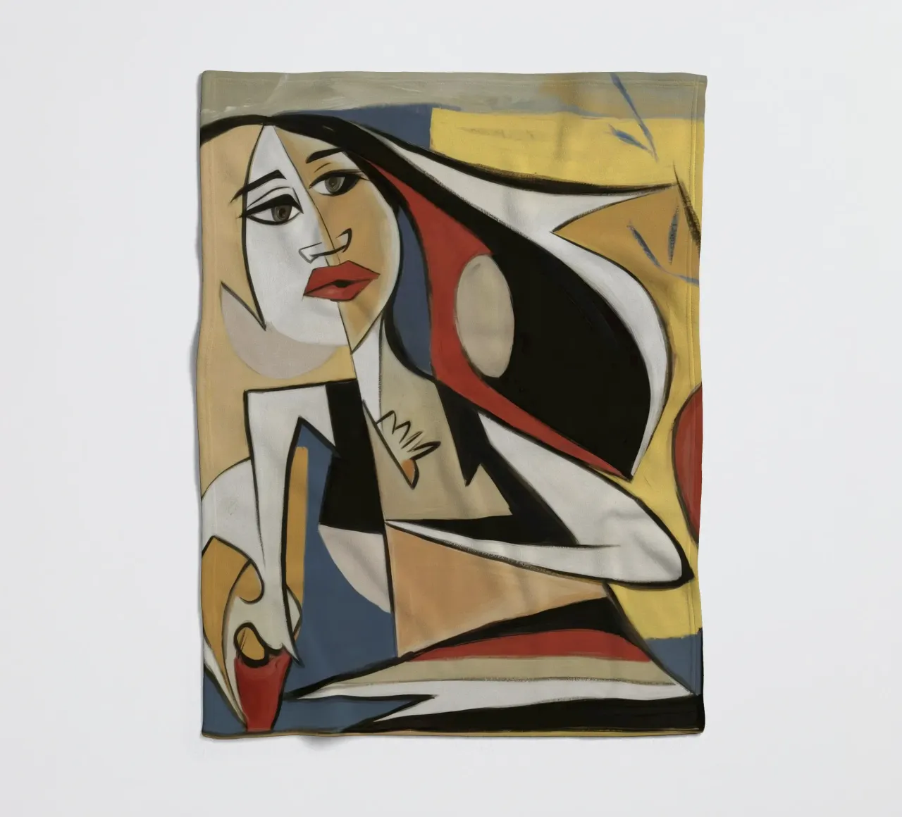 Dynamische vorm fleecedeken van Crimson Whisper