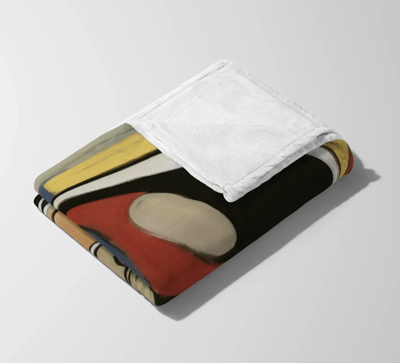 Dynamische vorm fleecedeken van Crimson Whisper