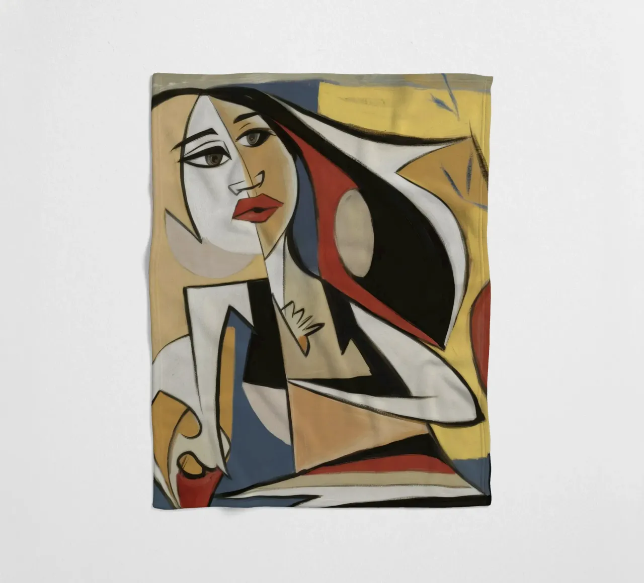 Dynamische vorm fleecedeken van Crimson Whisper