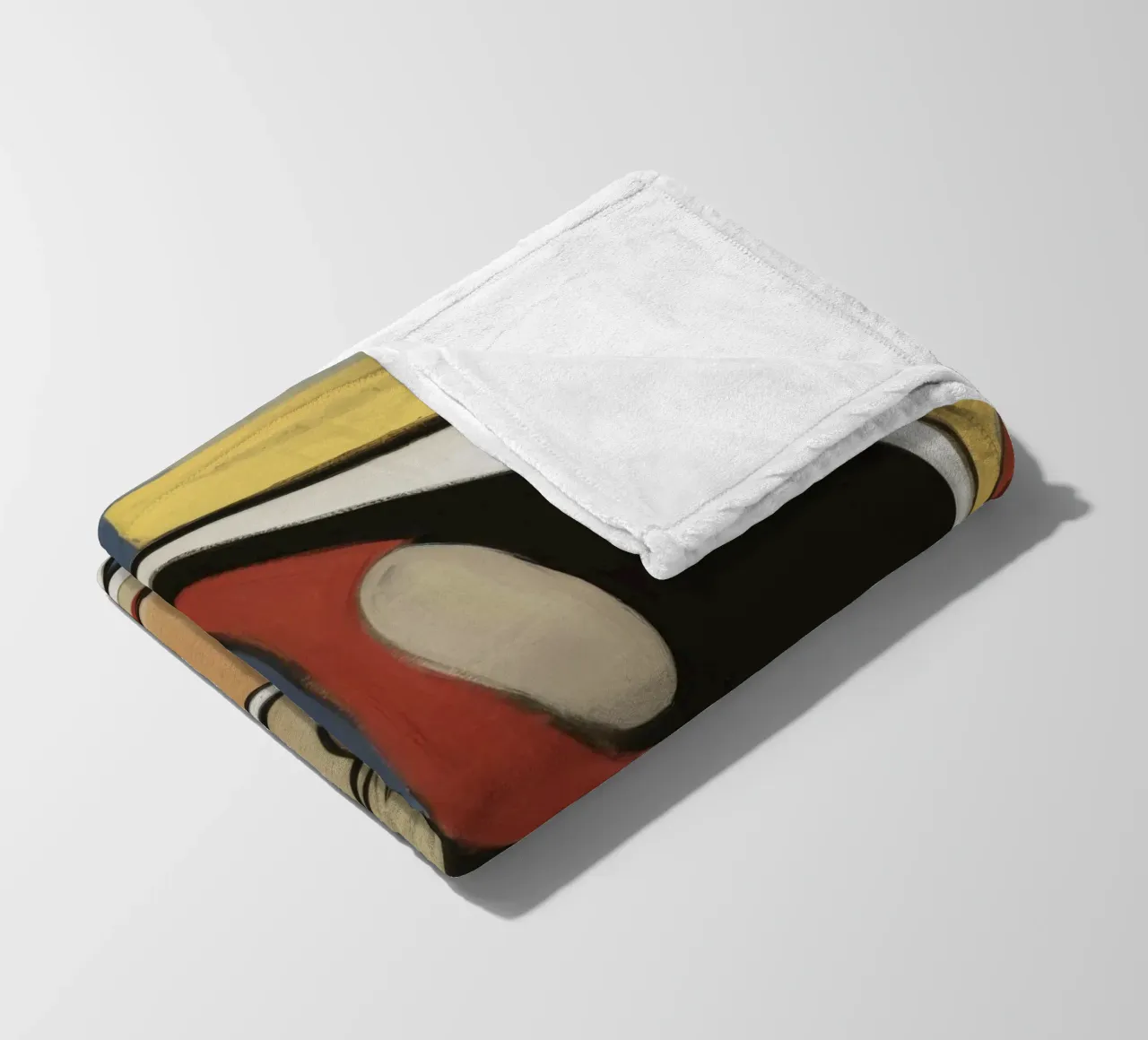 Dynamische vorm fleecedeken van Crimson Whisper