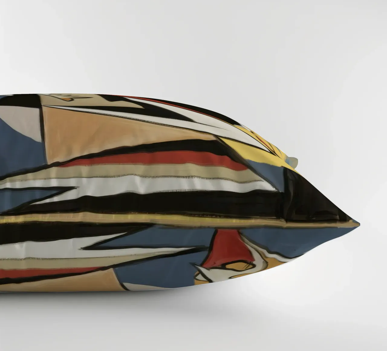 Dynamic Form decorative cushion by Crimson Whisper