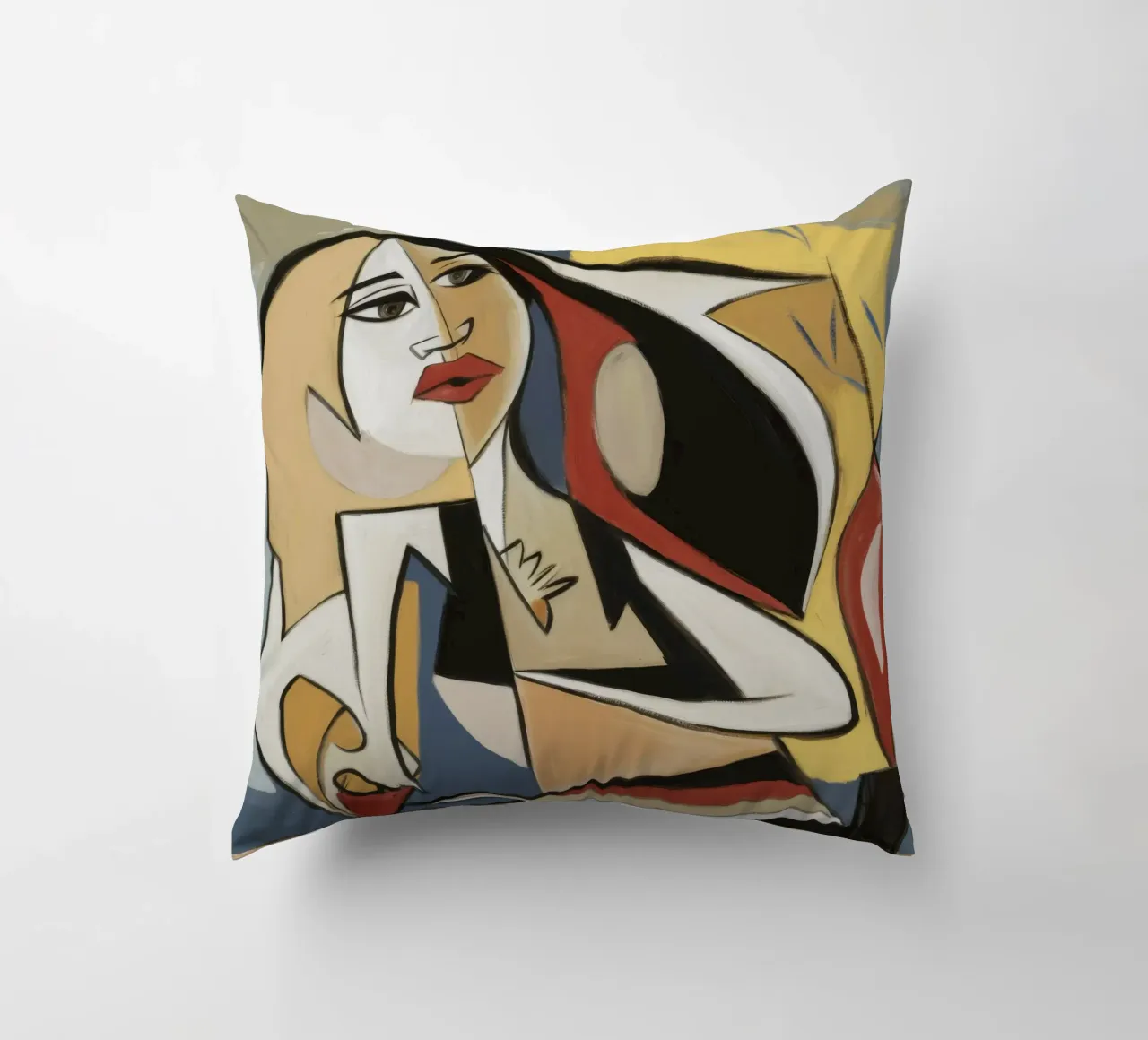 Dynamic Form decorative cushion by Crimson Whisper