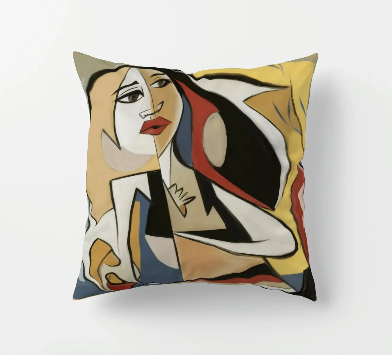 Dynamic Form decorative cushion by Crimson Whisper