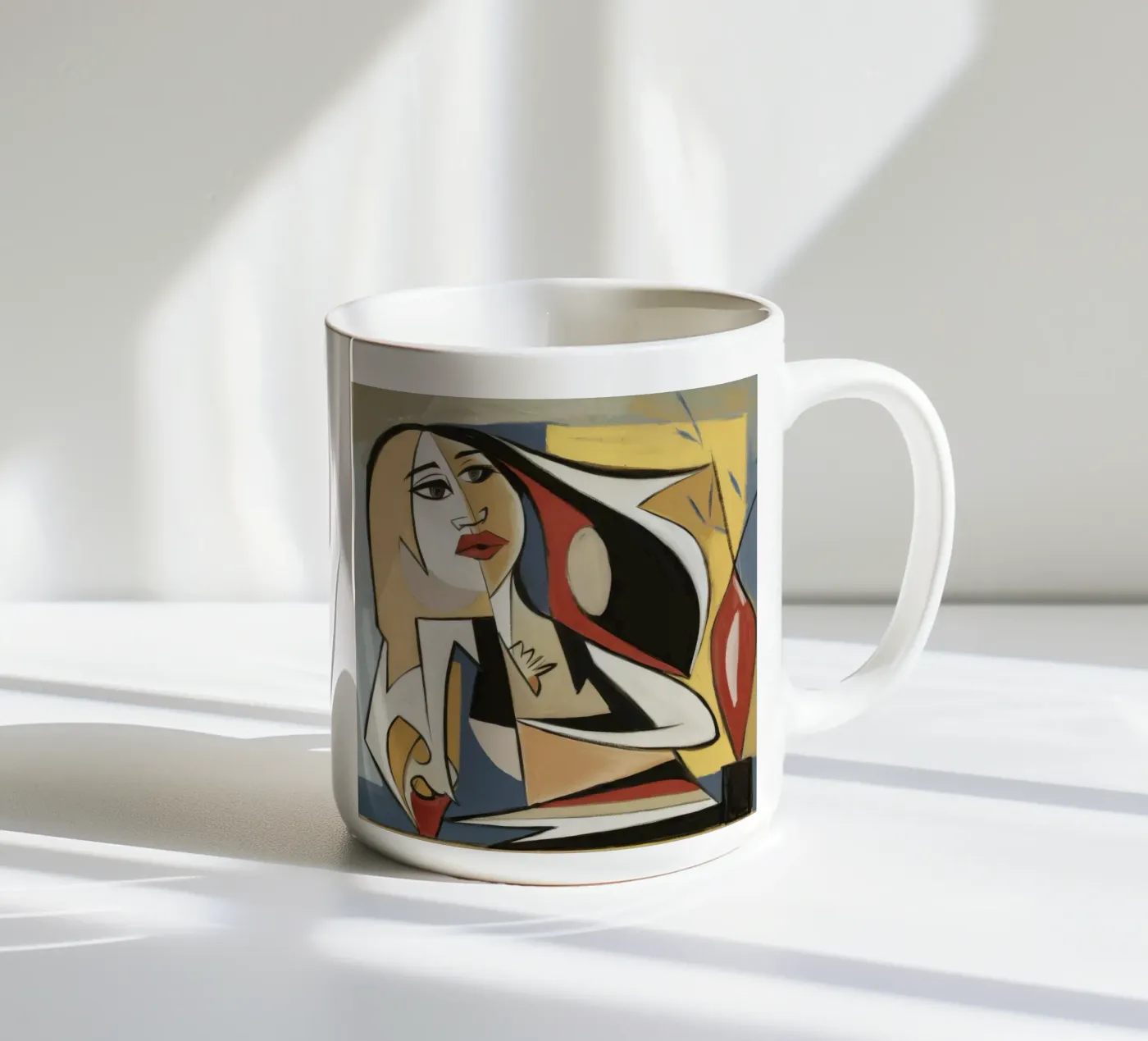 Dynamic Form ceramic mug by Crimson Whisper