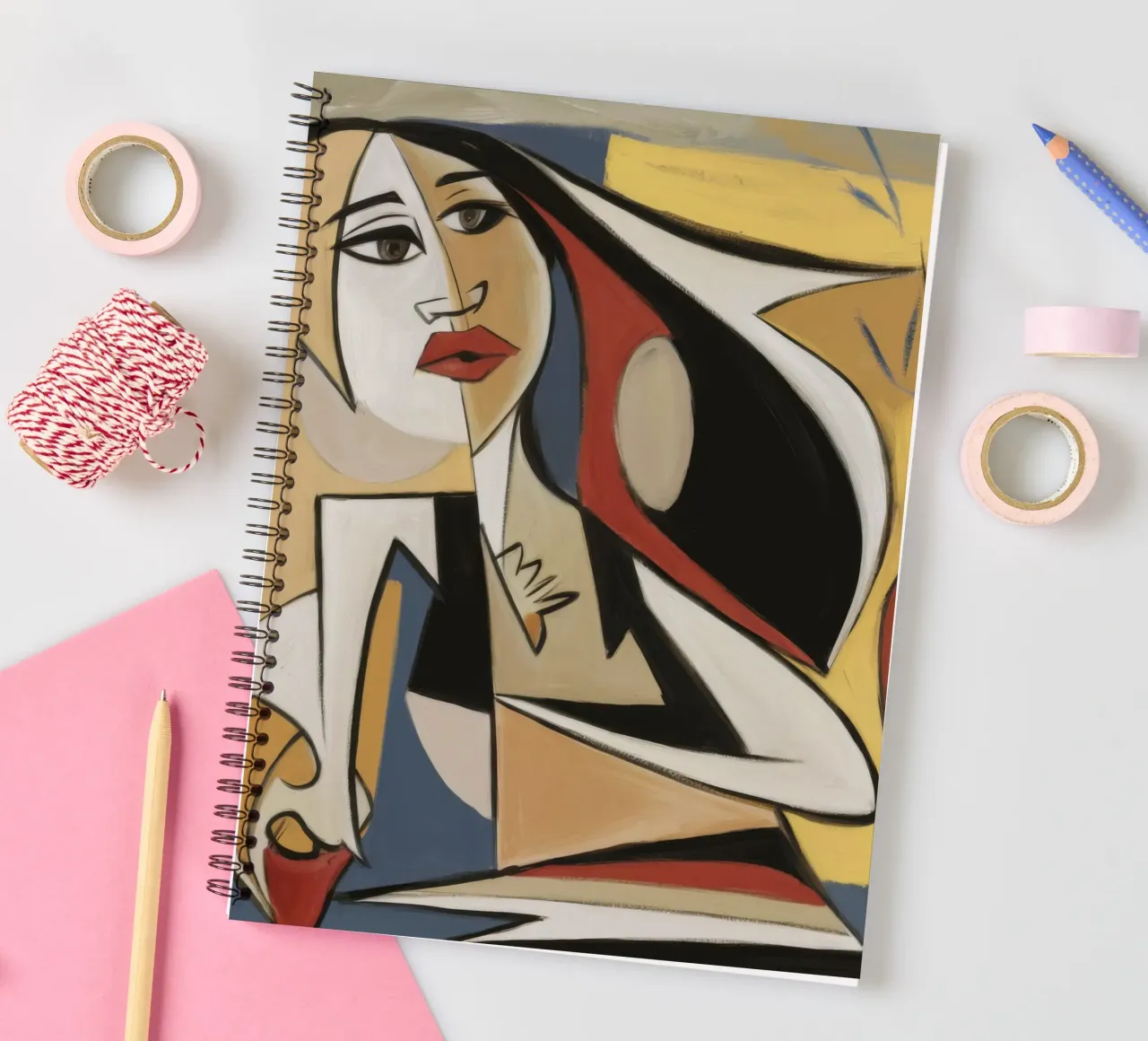 Dynamic Form spiral notebook by Crimson Whisper