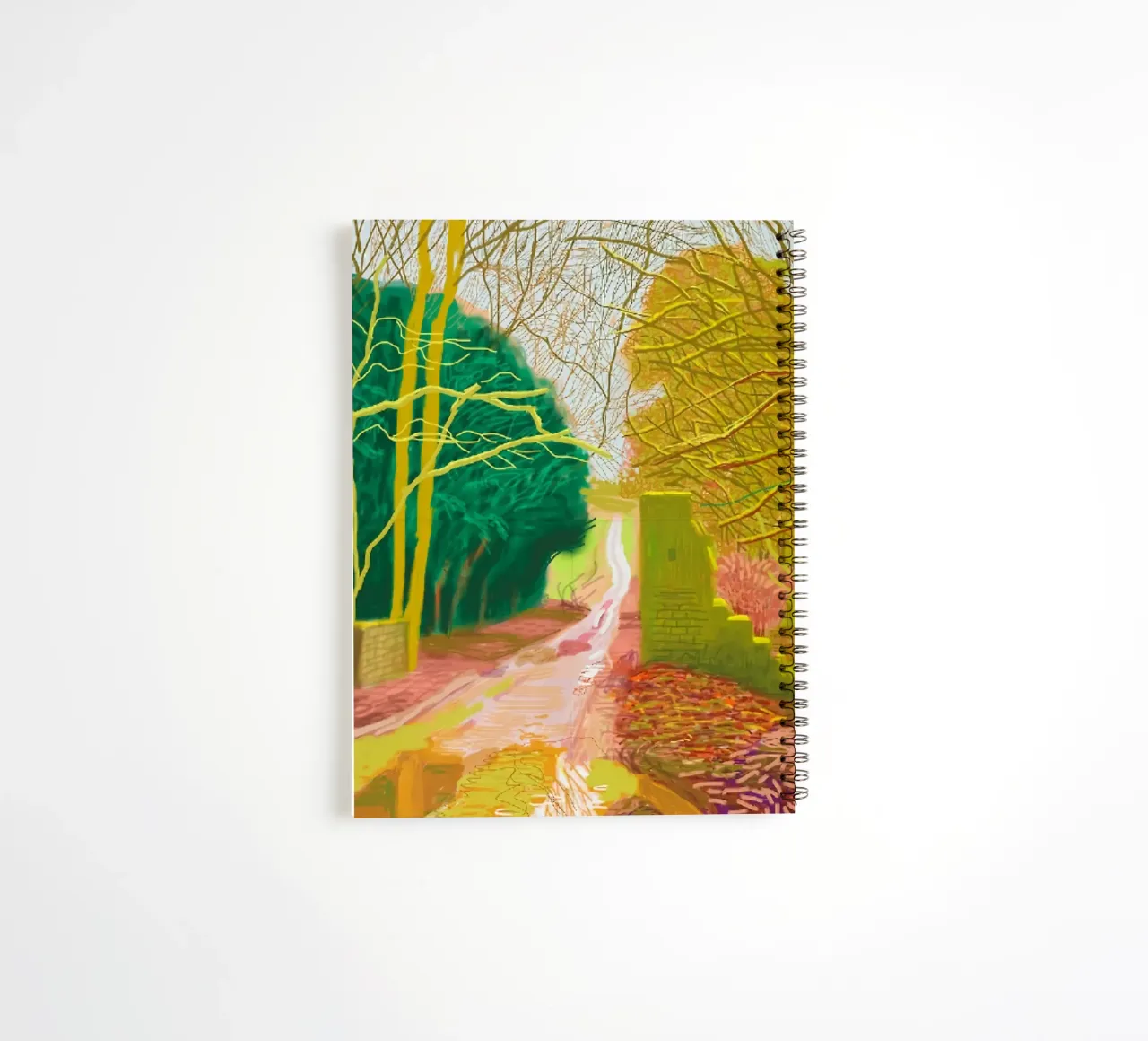 The Arrival of Spring in Woldgate spiral notebook by Maegan
