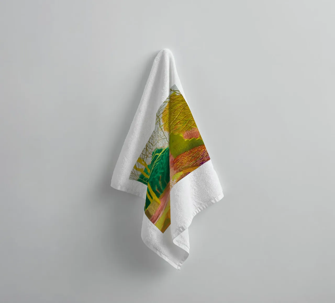 The Arrival of Spring in Woldgate towel by Maegan