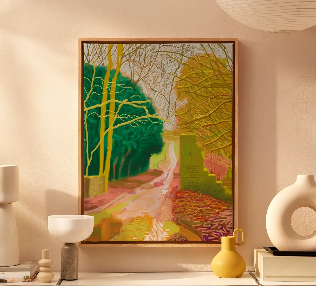 The Arrival of Spring in Woldgate canvas by Maegan
