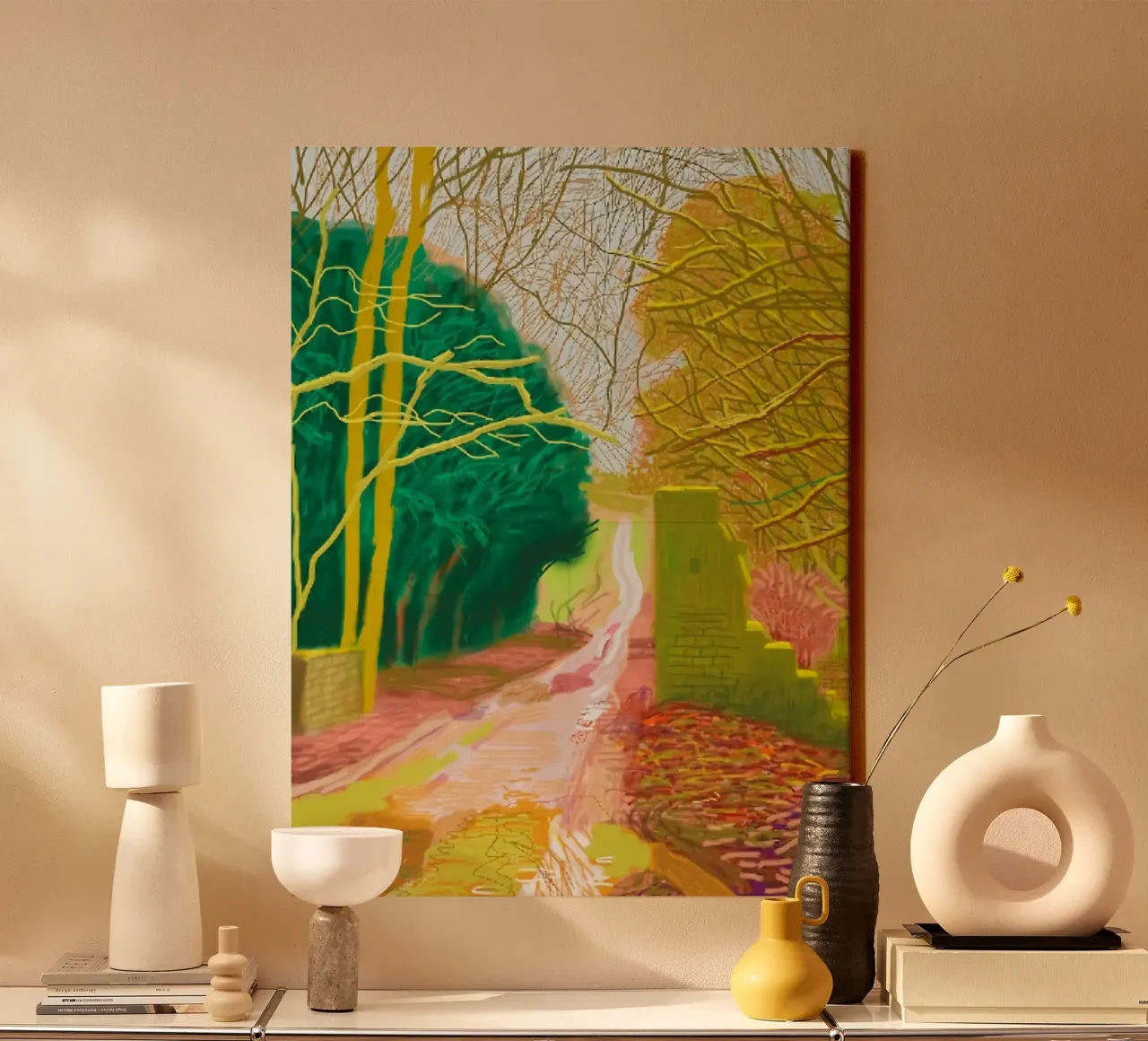 The Arrival of Spring in Woldgate canvas by Maegan