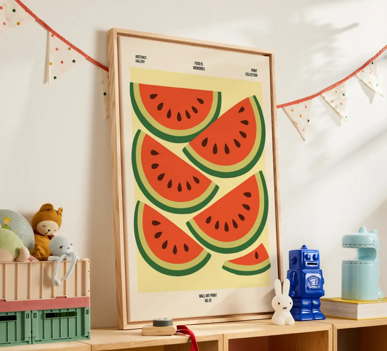 Summer Slices – No. 07 canvas by Studio Mooodz