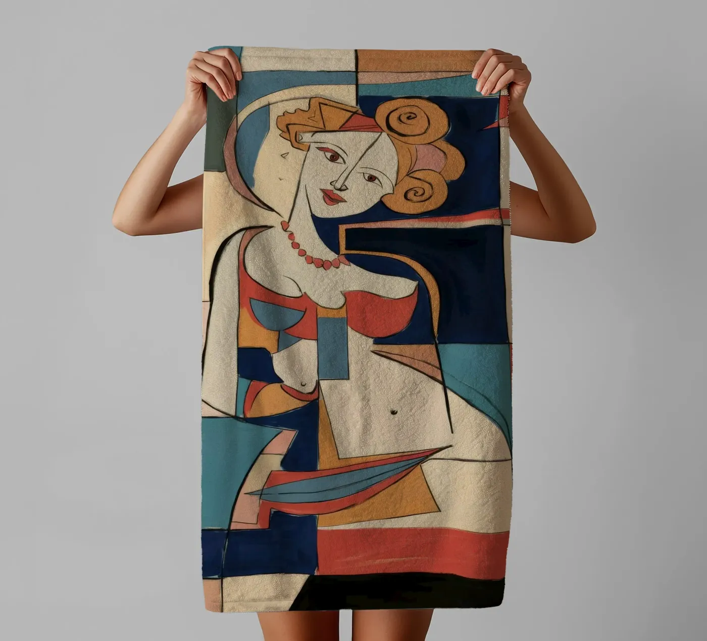 Playful Expression towel by Crimson Whisper