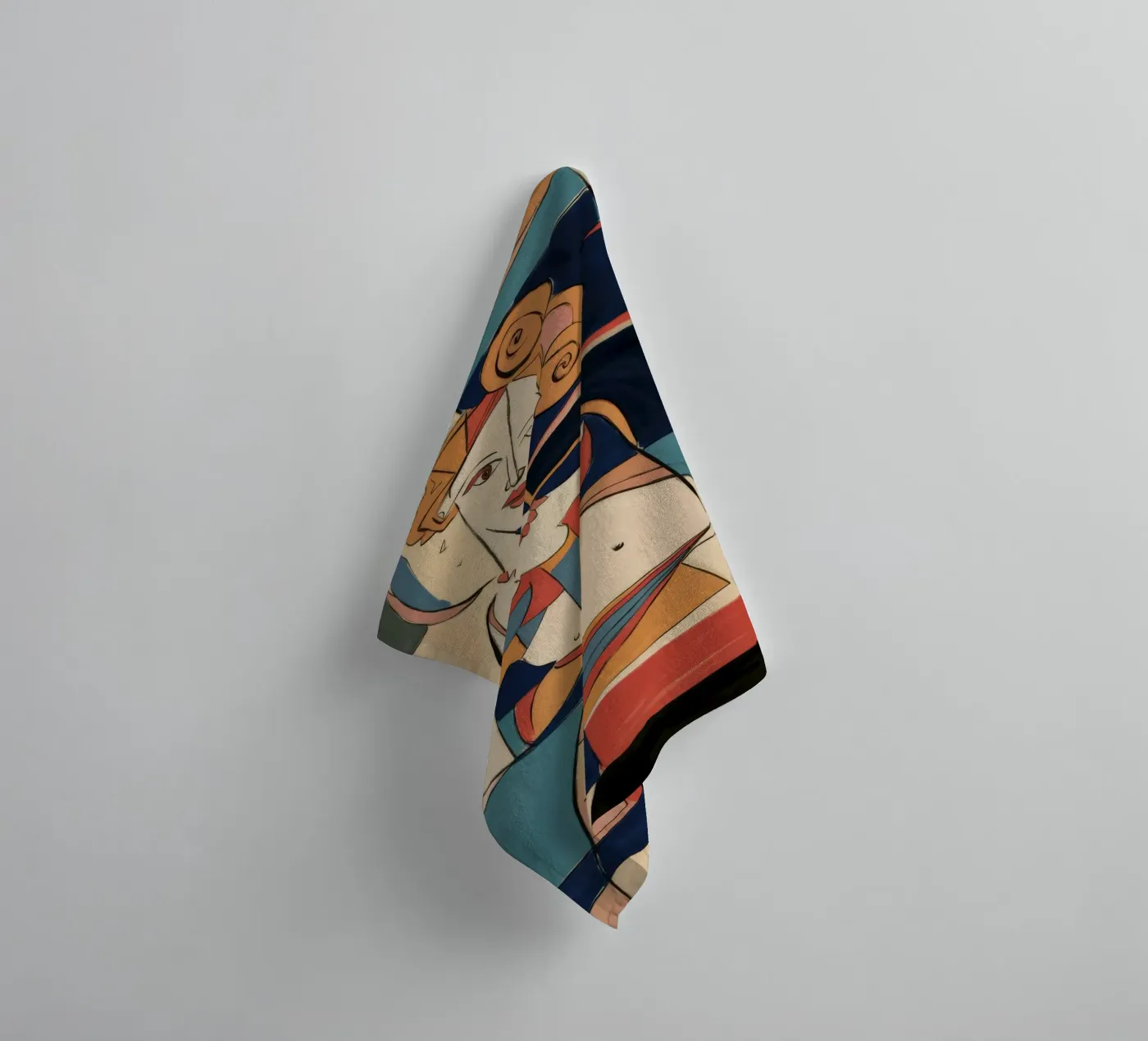 Playful Expression towel by Crimson Whisper