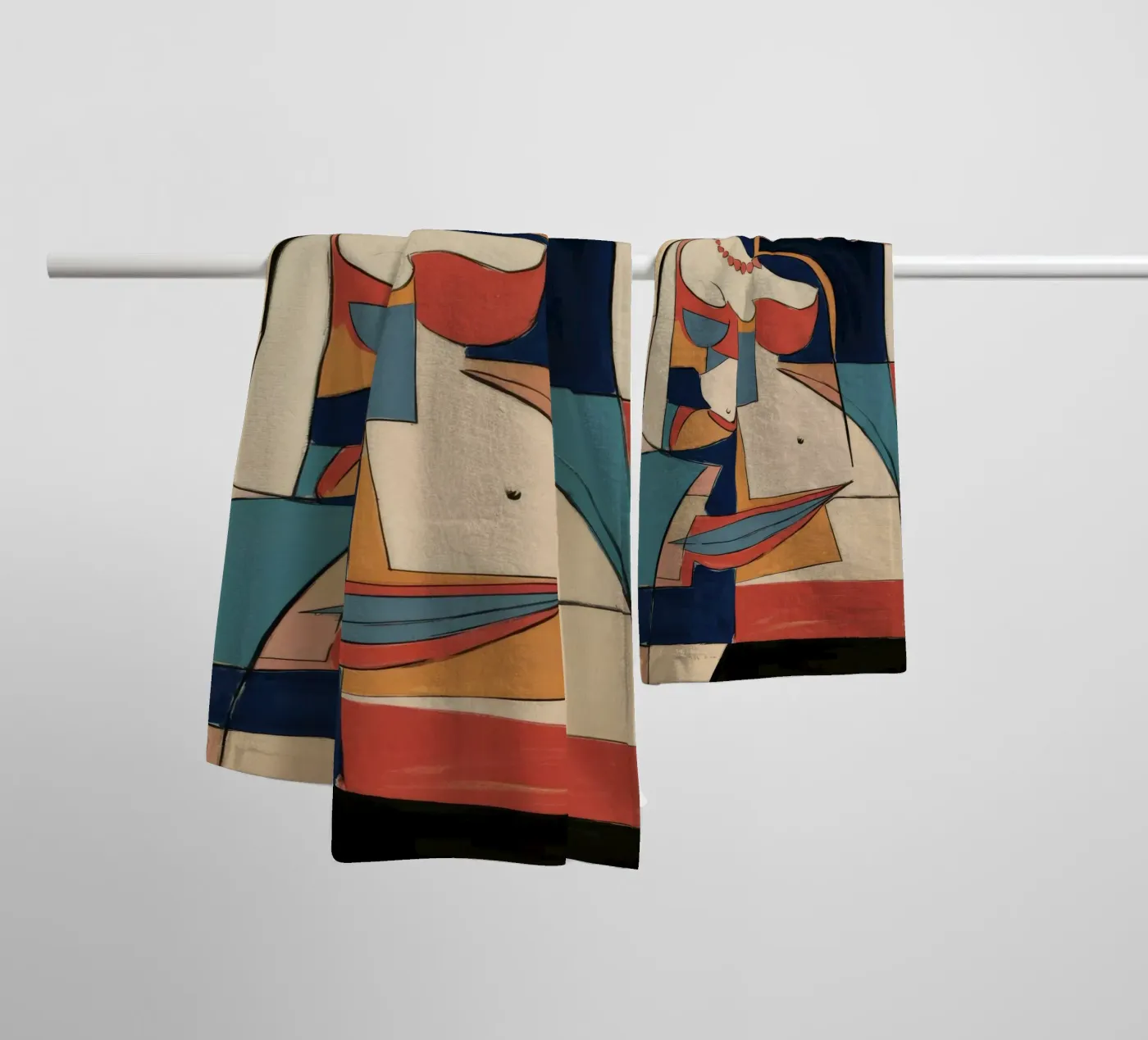 Playful Expression towel by Crimson Whisper