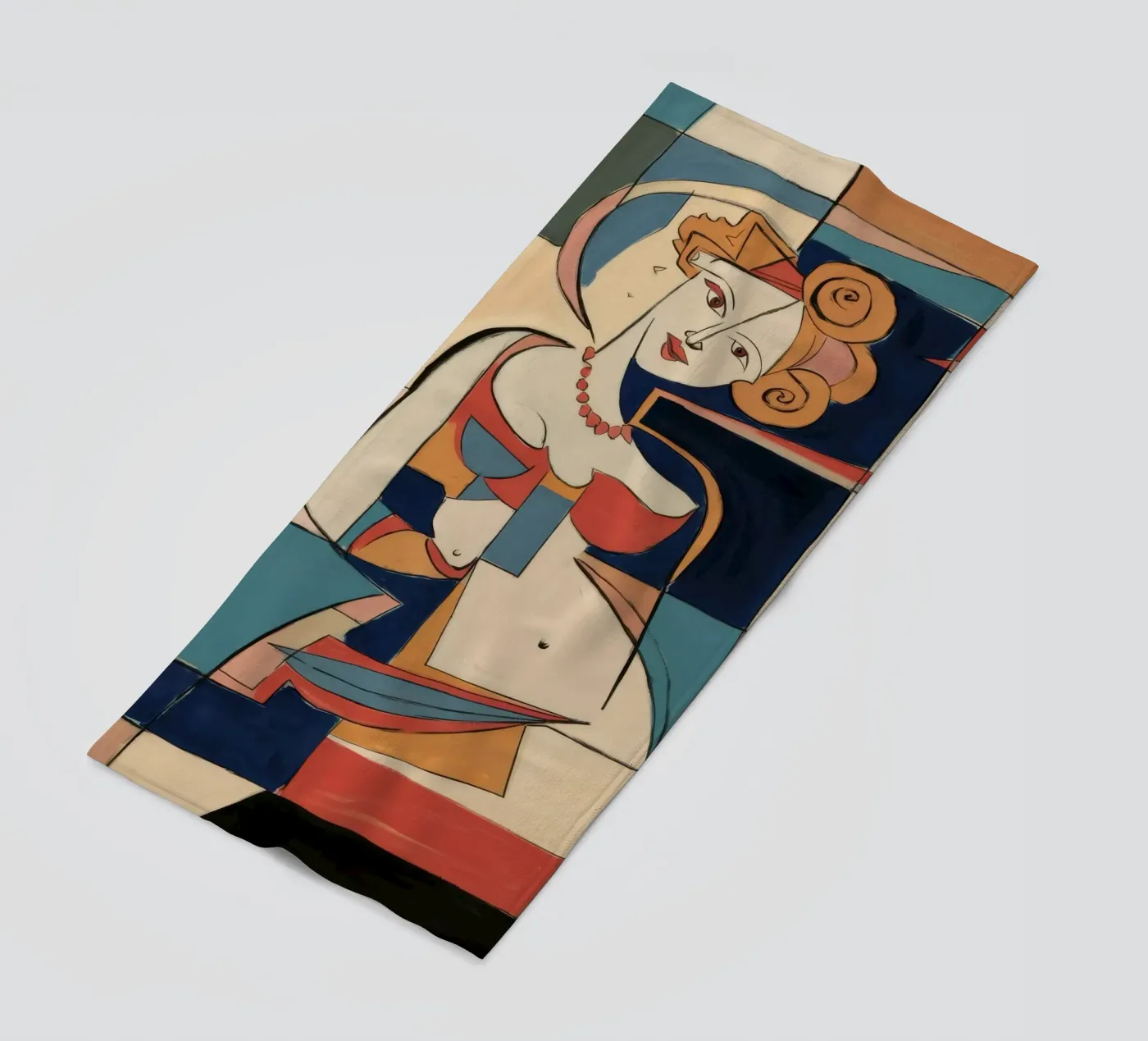 Playful Expression strandhanddoek van Crimson Whisper