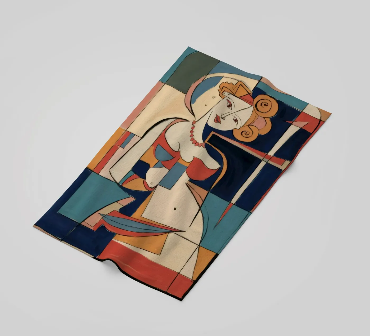 Playful Expression strandhanddoek van Crimson Whisper