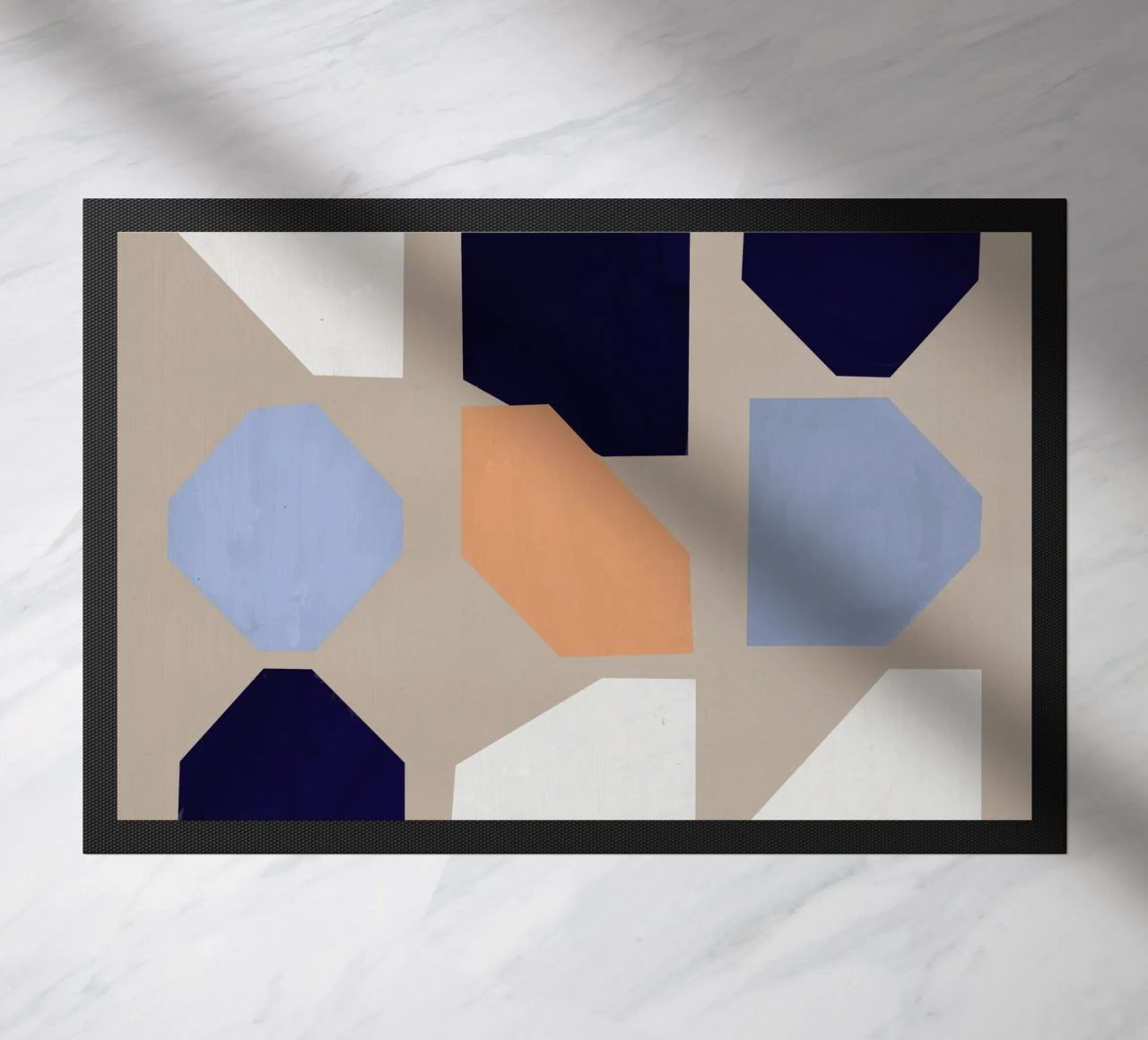 Forme geometriche di nove 02 zerbino da Little Dean
