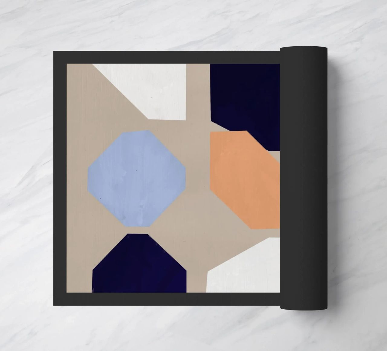 Forme geometriche di nove 02 zerbino da Little Dean