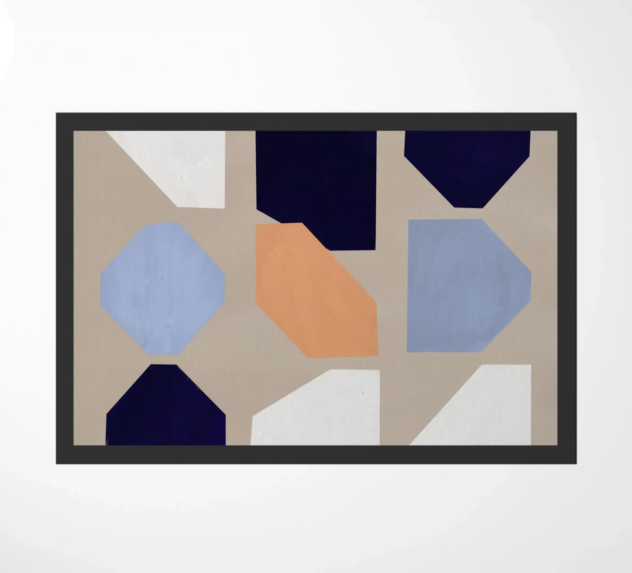 Forme geometriche di nove 02 zerbino da Little Dean