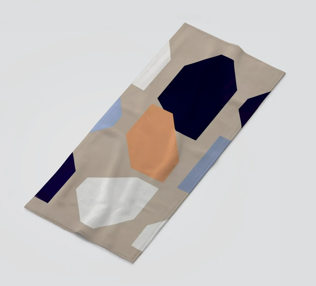 Forme geometriche di nove 02 telo mare da Little Dean