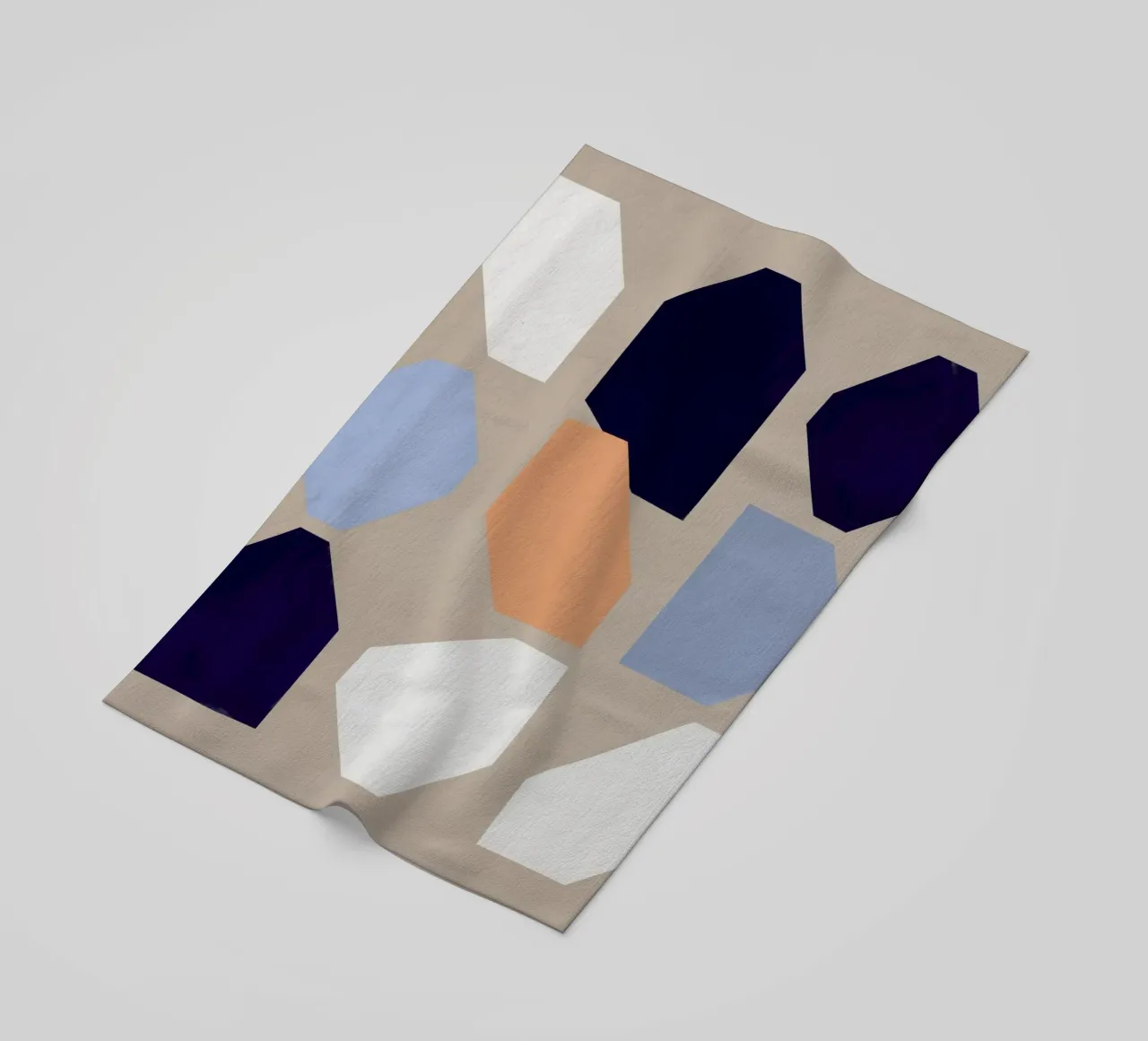 Forme geometriche di nove 02 telo mare da Little Dean