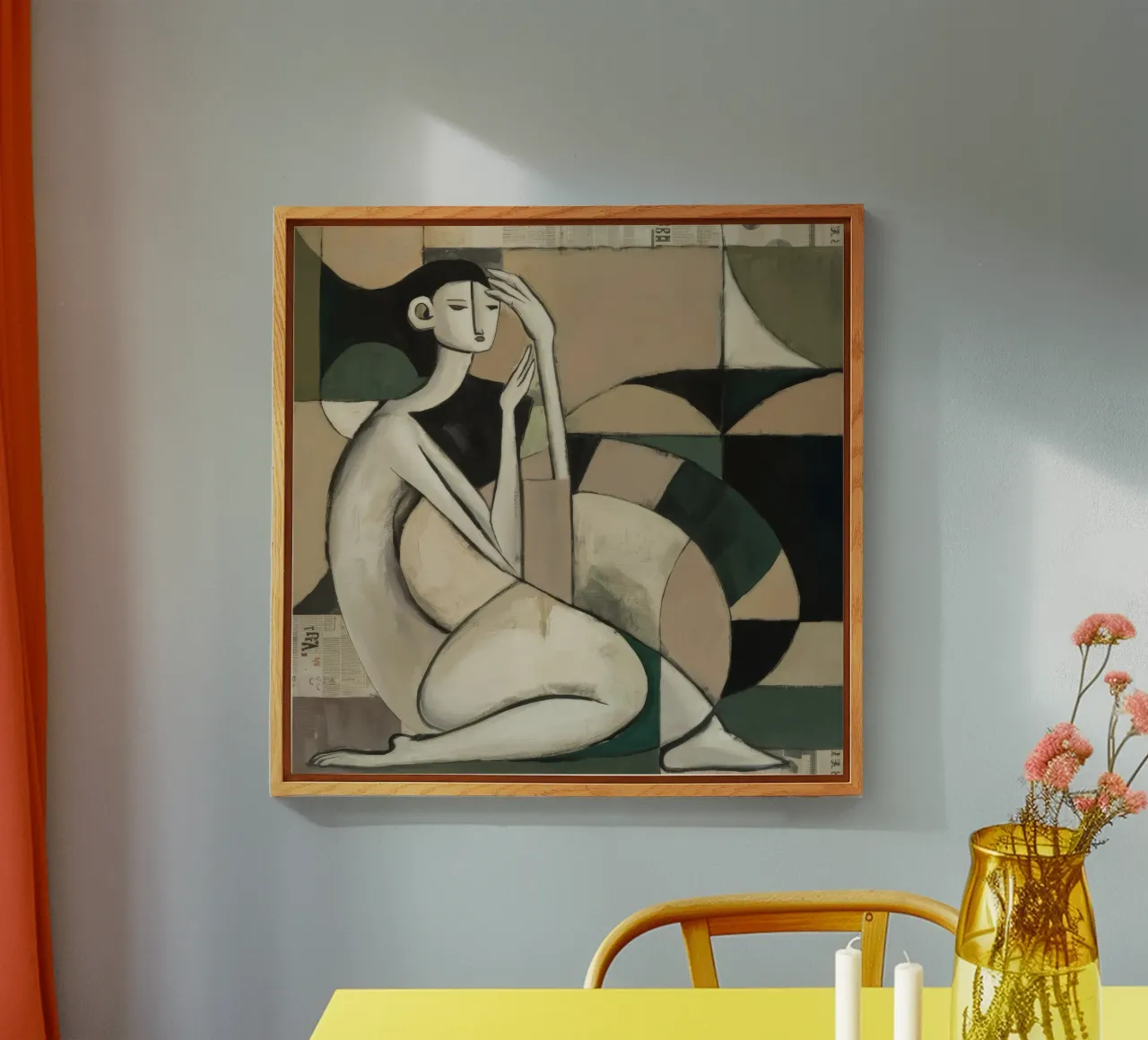 Thoughtful Gesture acrylic glass by Crimson Whisper