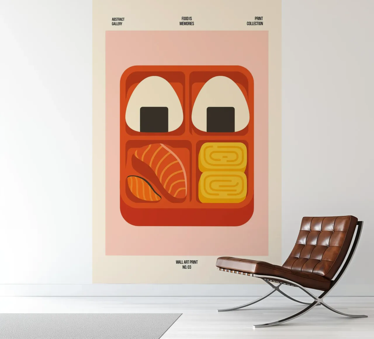 Bento Love – No. 03 fotobehang van Studio Mooodz