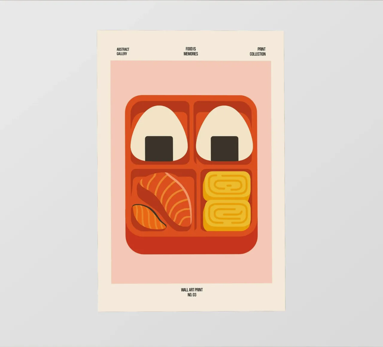 Bento Love – No. 03 fotobehang van Studio Mooodz