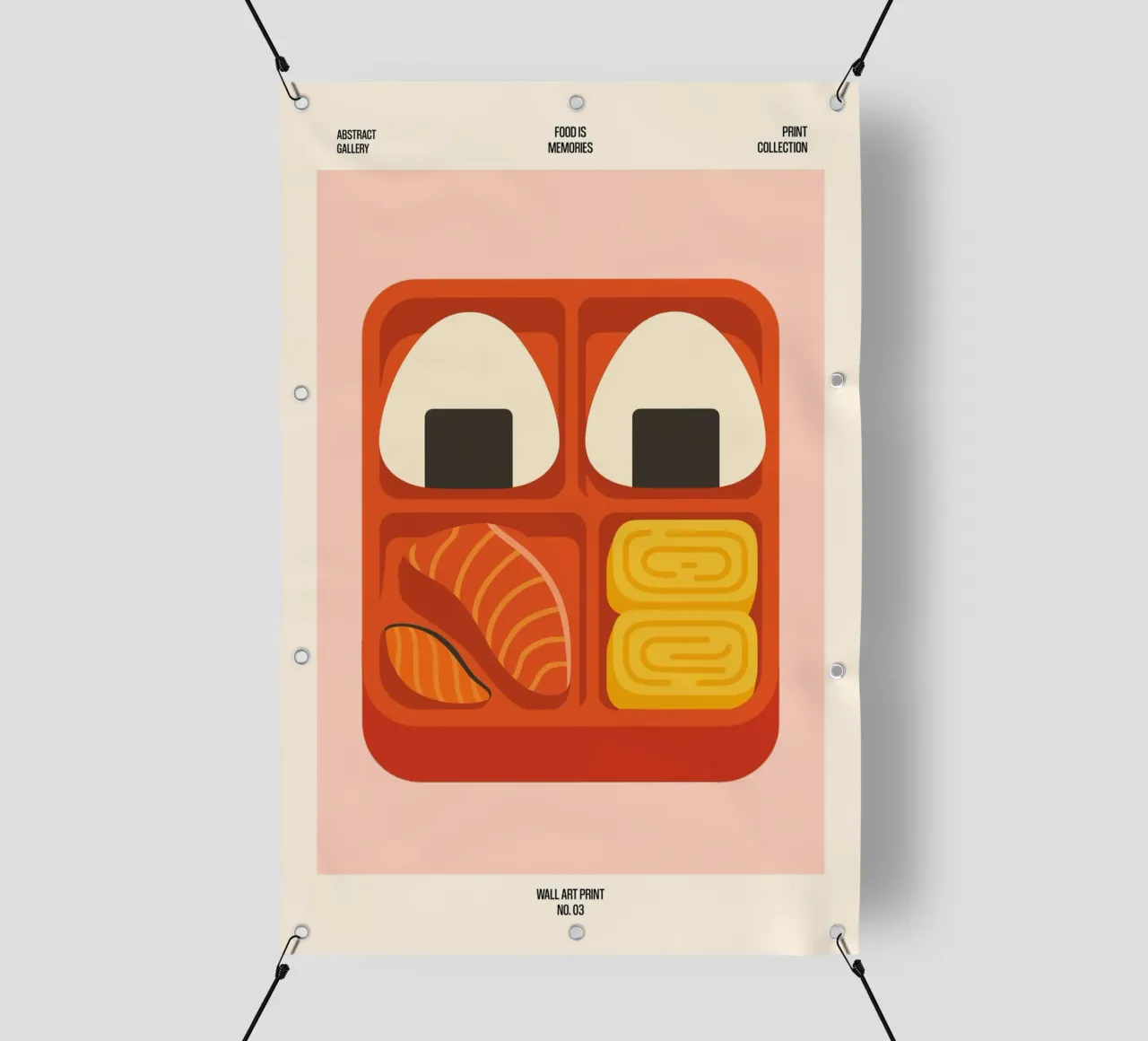 Bento Love – No. 03 telo in pvc da Studio Mooodz