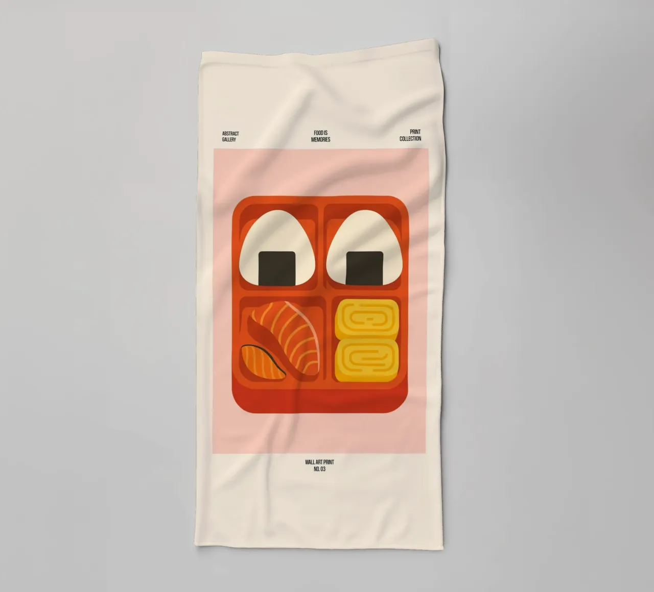 Bento Love – No. 03 towel by Studio Mooodz