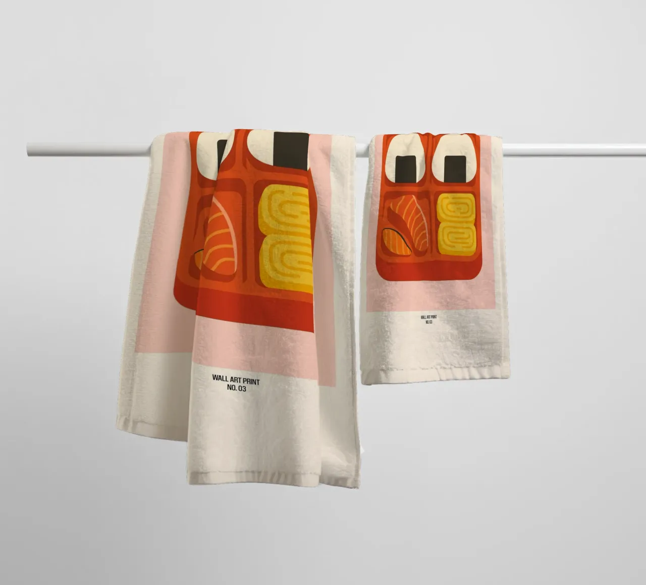 Bento Love – No. 03 towel by Studio Mooodz