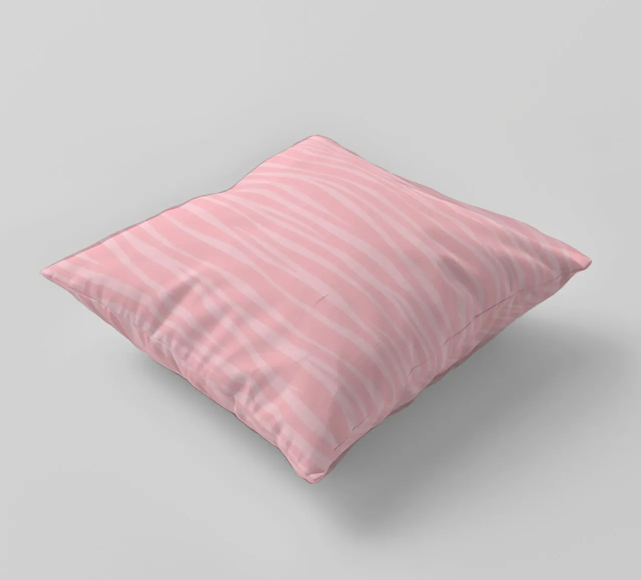 Marshmallow rosa con stampa zebrata cuscino da SilverPegasus
