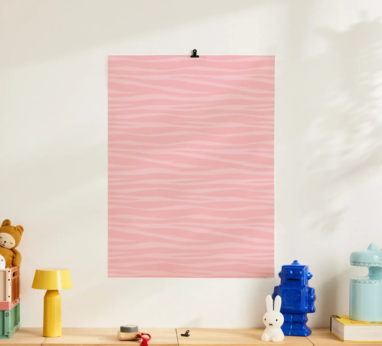 Zebra Print Rosa Marshmallow Hahnemühle von SilverPegasus