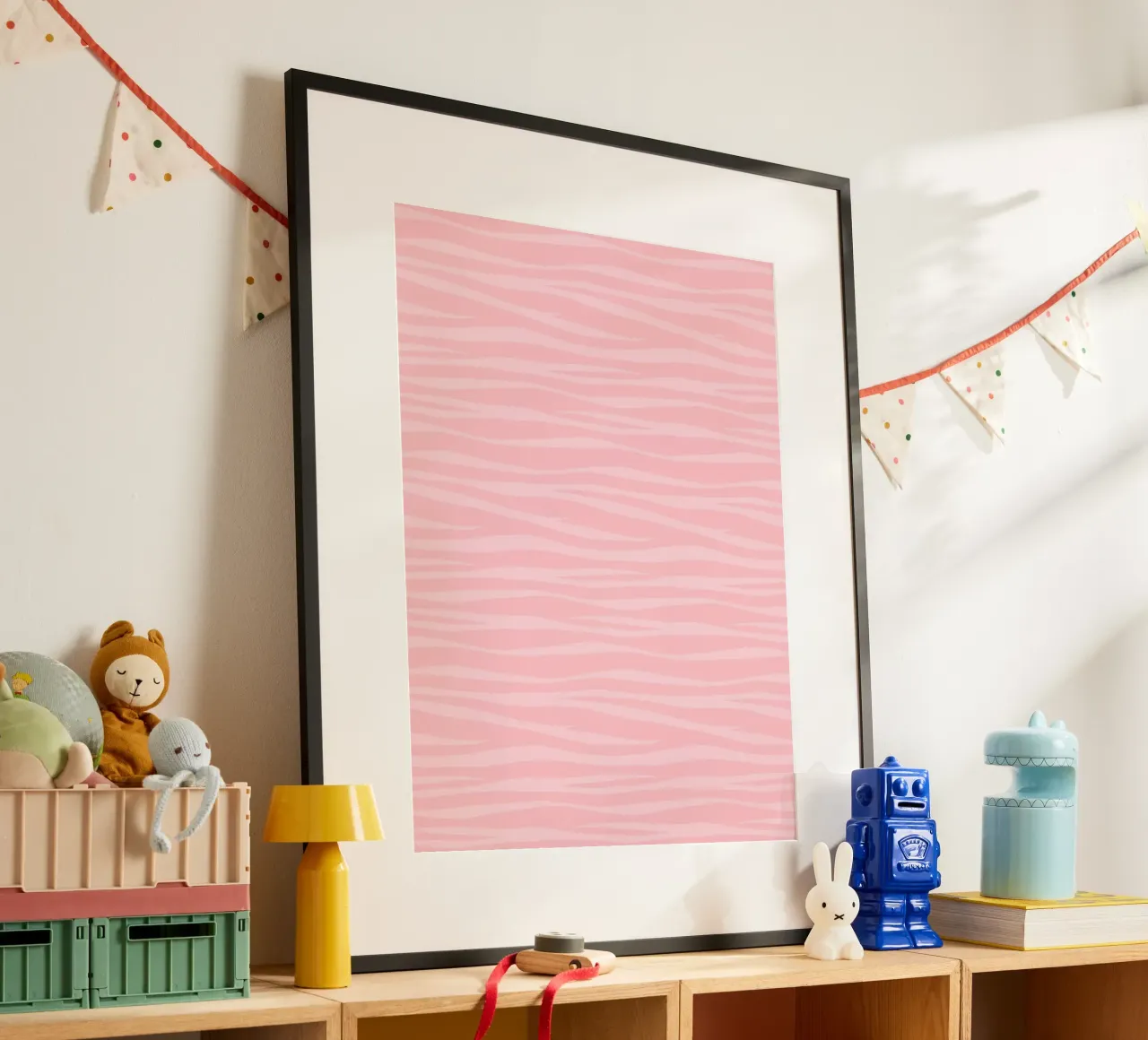 Zebra Print Rosa Marshmallow Hahnemühle von SilverPegasus