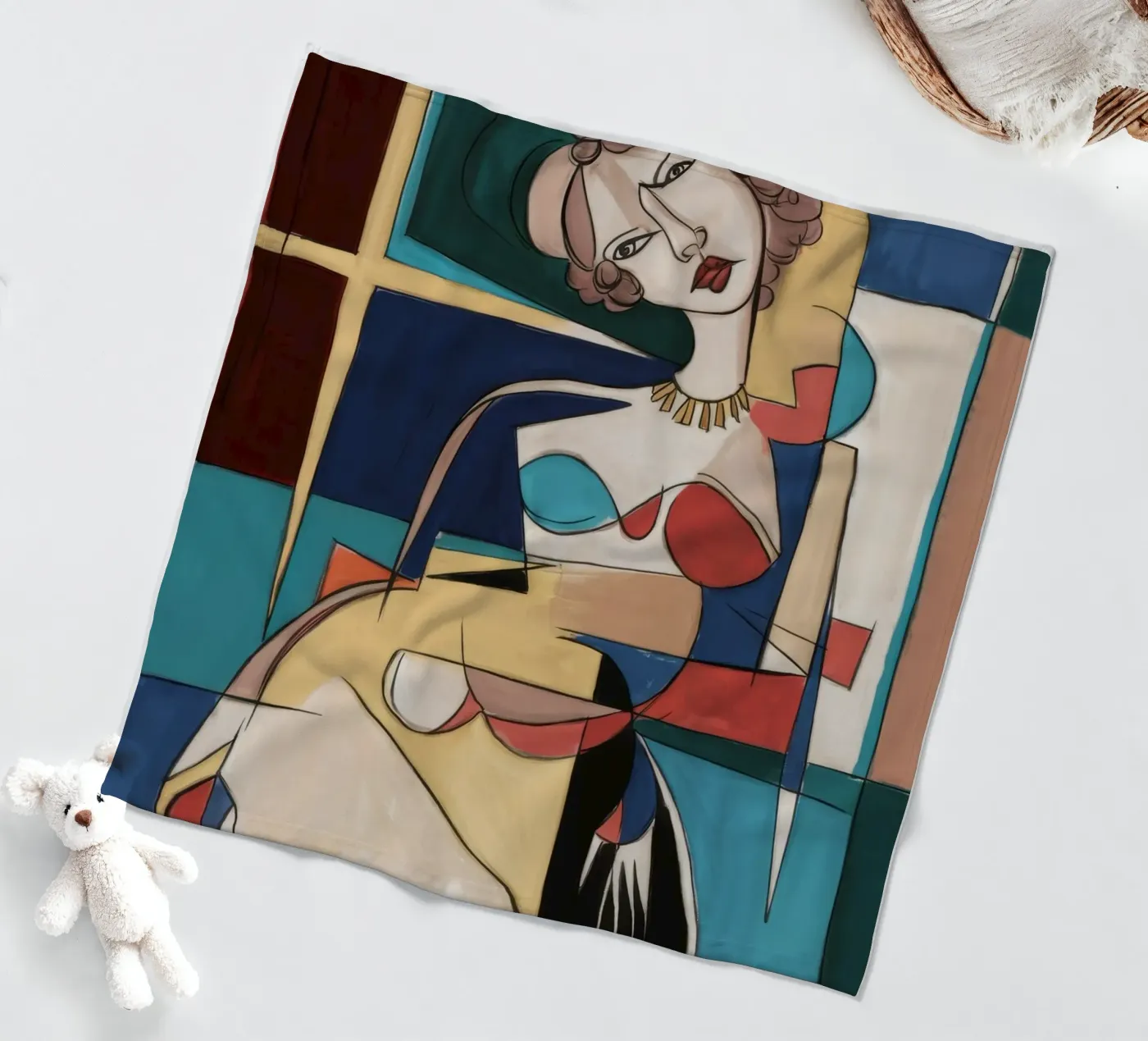 Vreugdevolle dans fleecedeken van Crimson Whisper