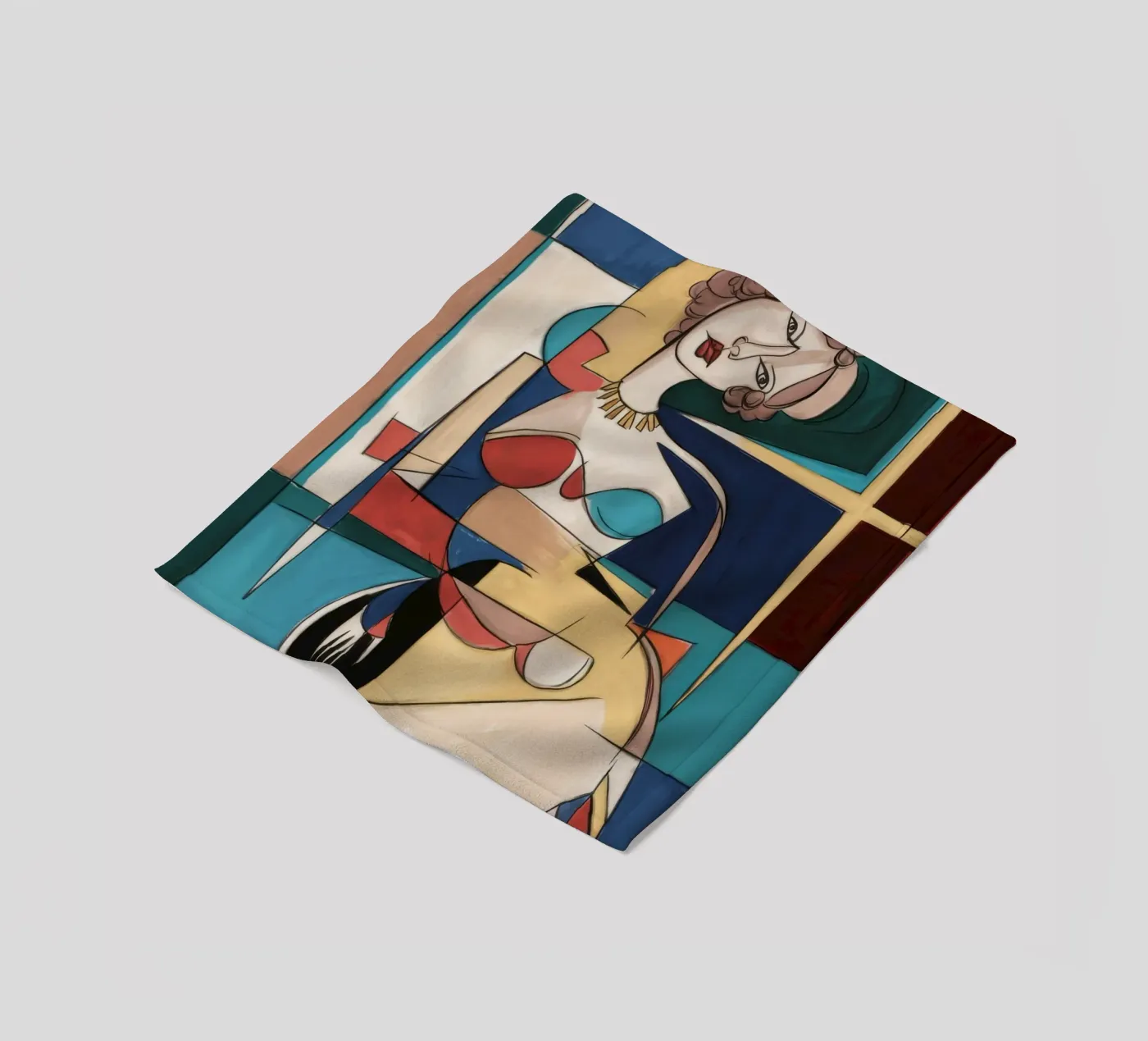 Vreugdevolle dans fleecedeken van Crimson Whisper