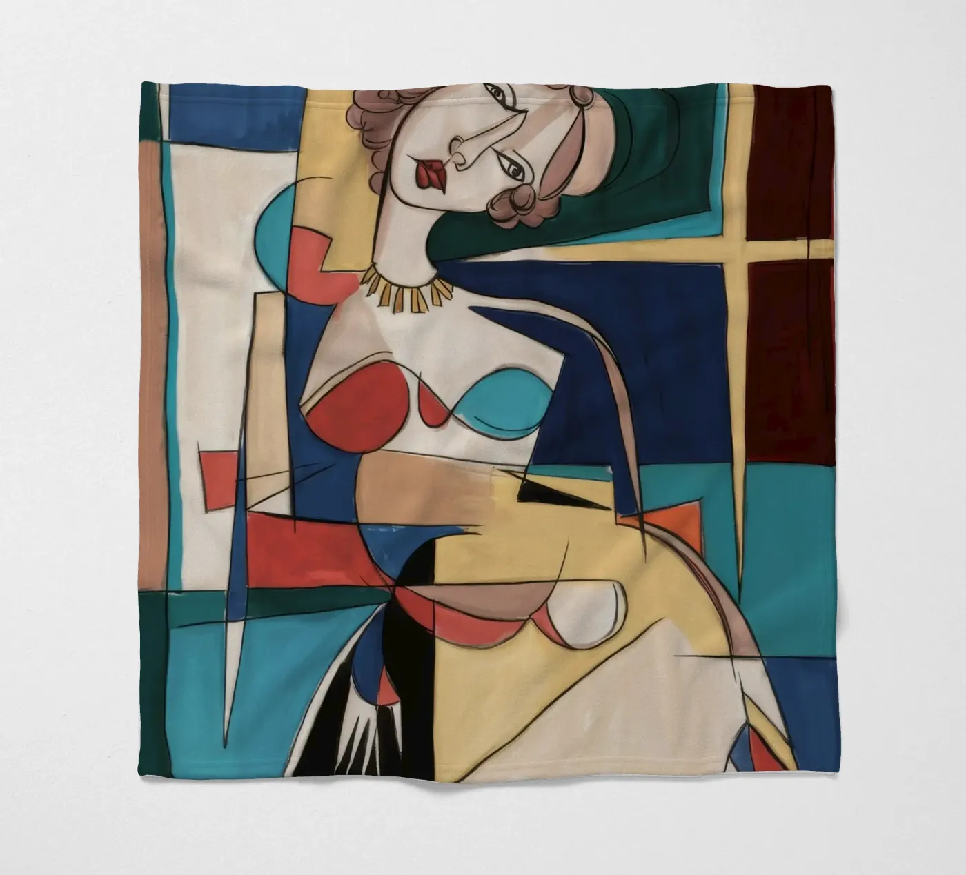 Vreugdevolle dans fleecedeken van Crimson Whisper