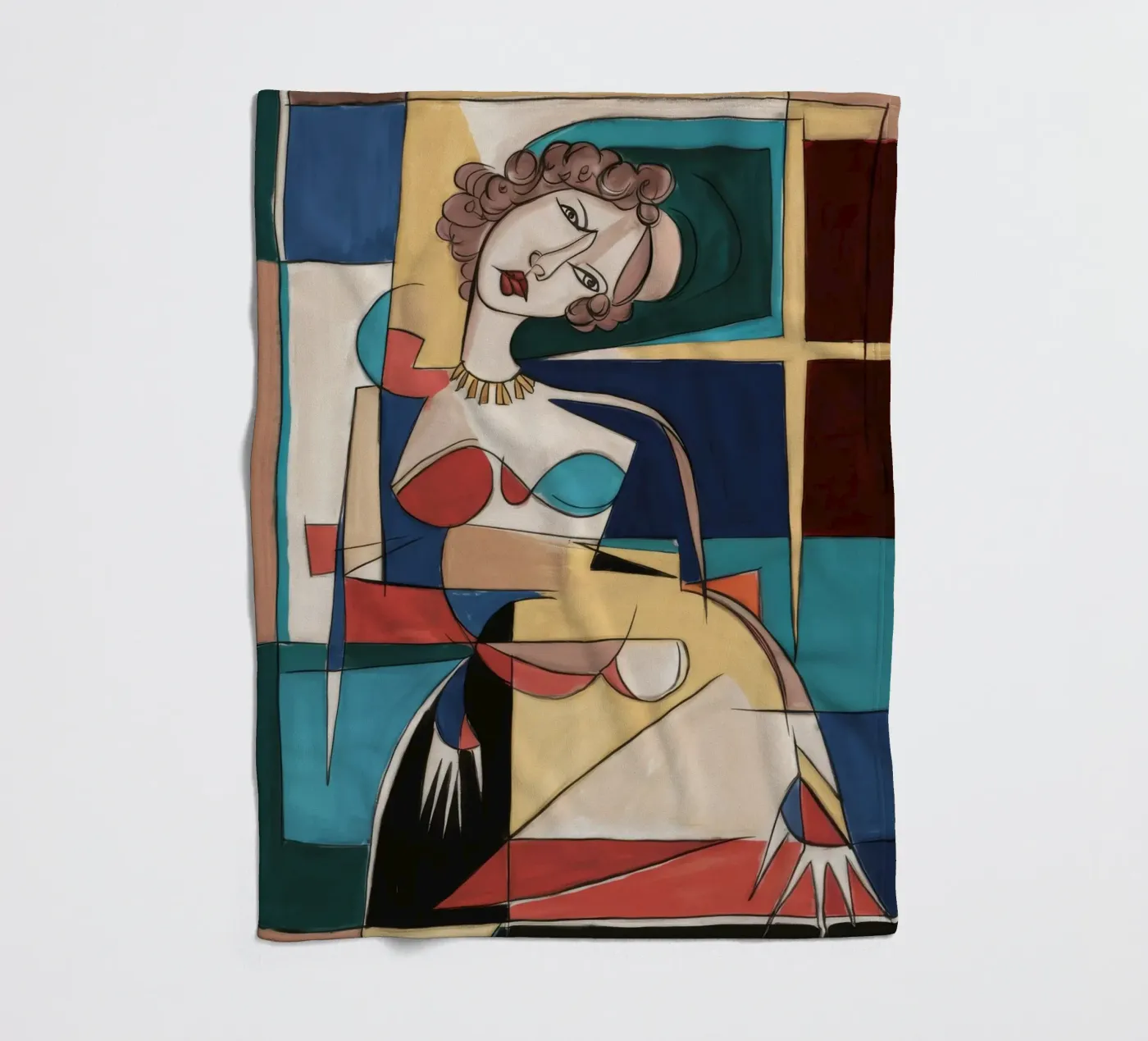 Vreugdevolle dans fleecedeken van Crimson Whisper