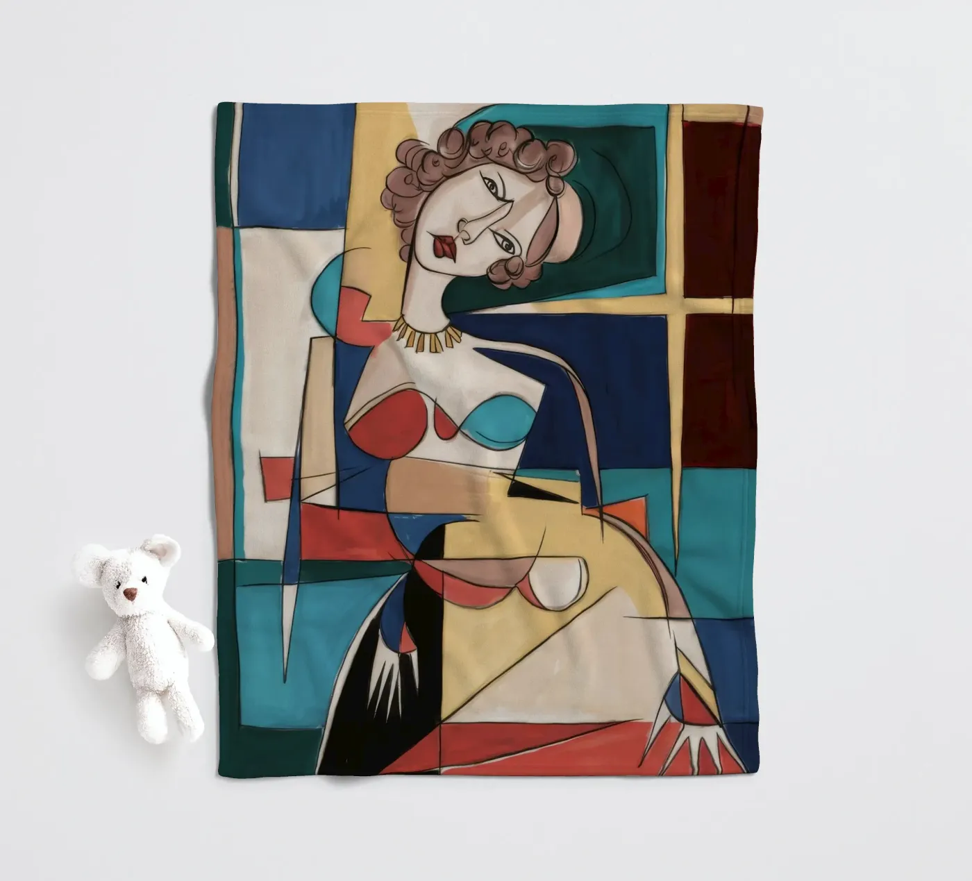 Vreugdevolle dans fleecedeken van Crimson Whisper