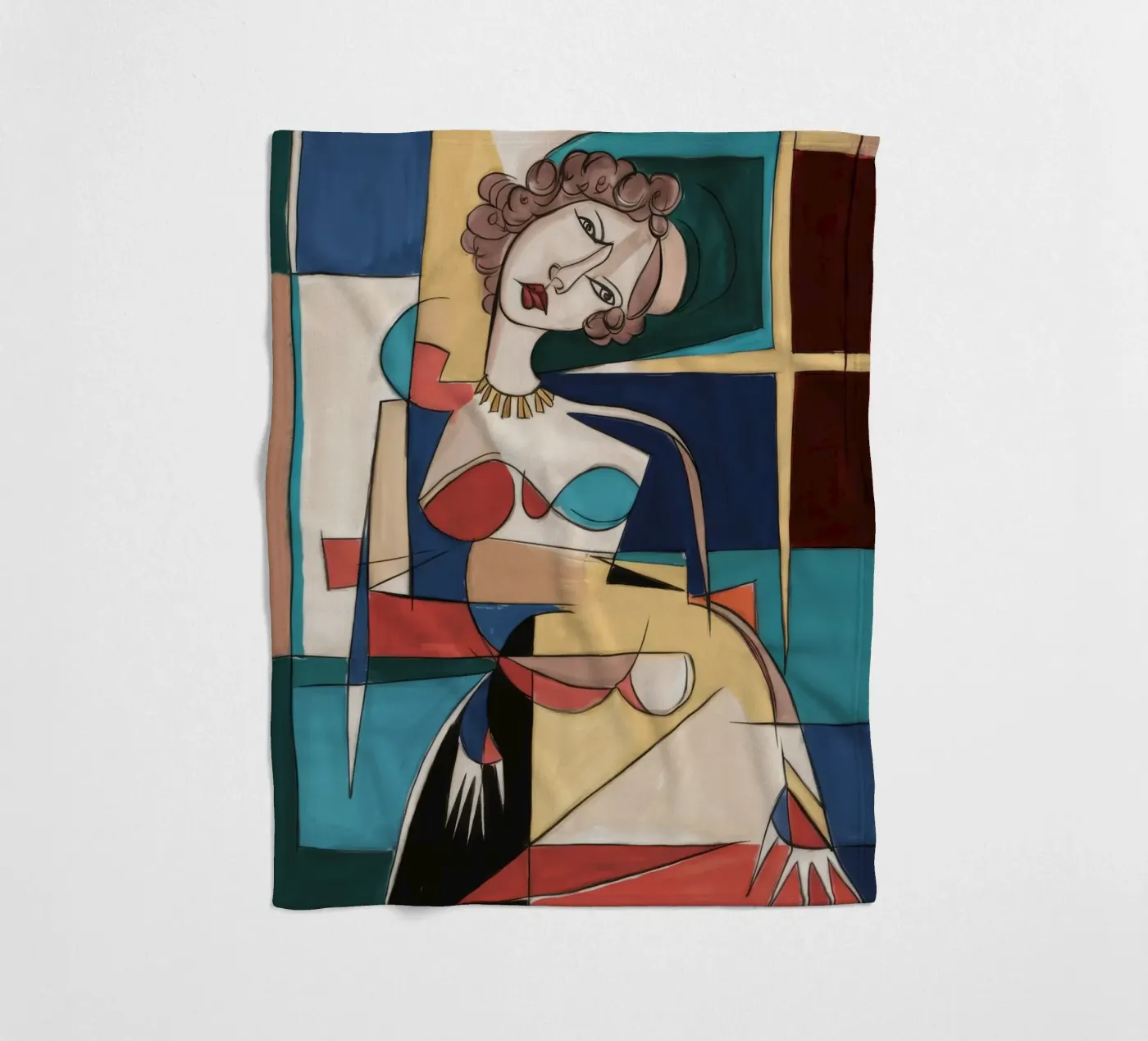 Vreugdevolle dans fleecedeken van Crimson Whisper