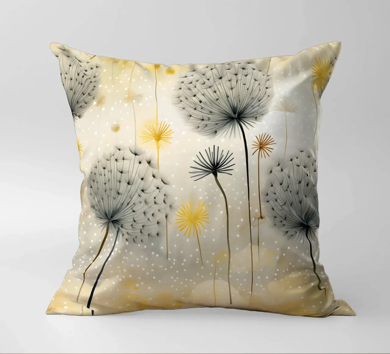 Eleganti denti di leone cuscino da Botanical Pattern House