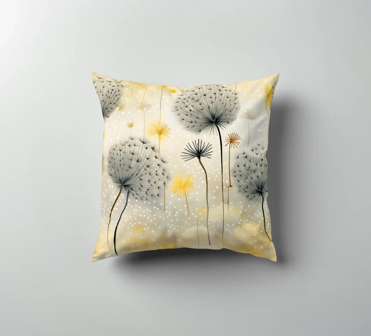 Eleganti denti di leone cuscino da Botanical Pattern House