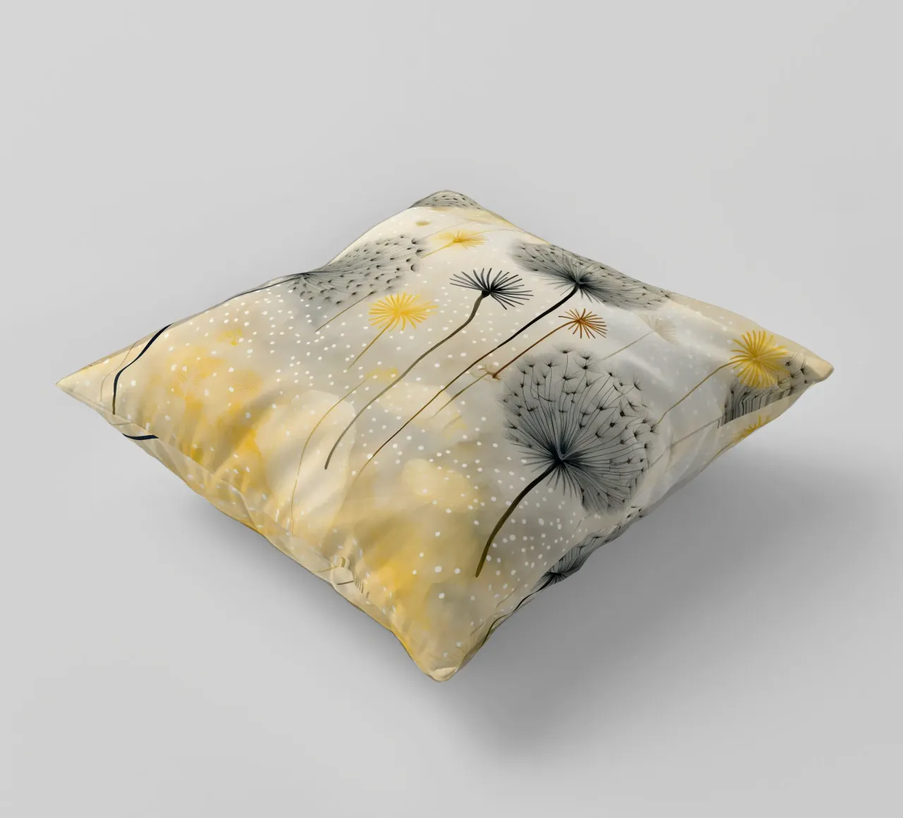 Eleganti denti di leone cuscino da Botanical Pattern House