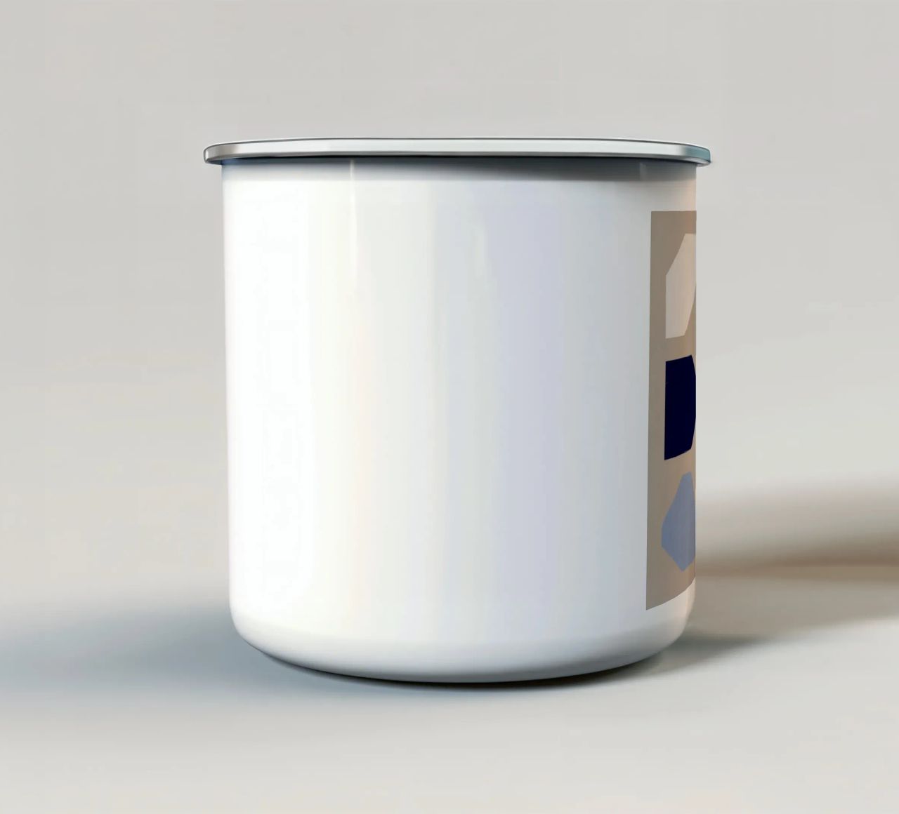 Forme geometriche di nove tazza in smalto da Little Dean