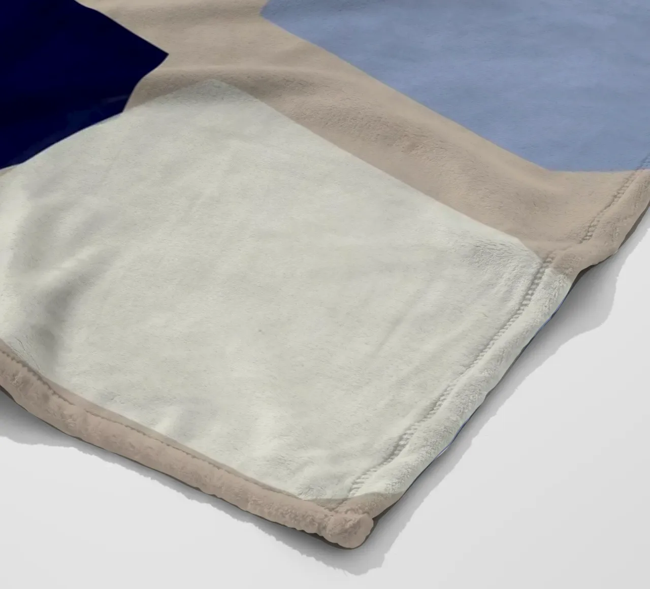 Forme geometriche di nove coperta in pile da Little Dean