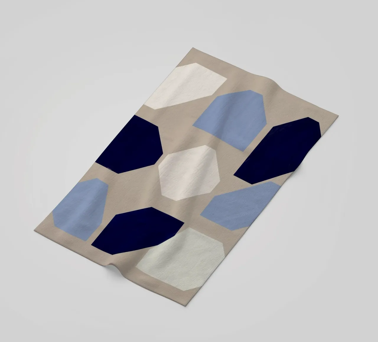Forme geometriche di nove telo mare da Little Dean