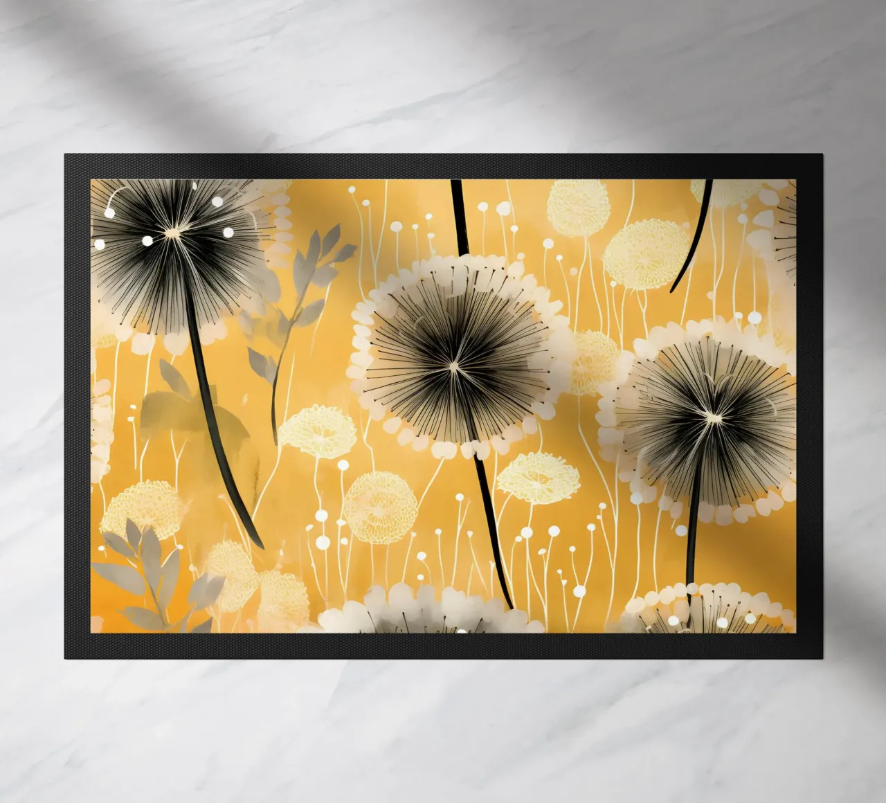 Eleganti denti di leone zerbino da Botanical Pattern House
