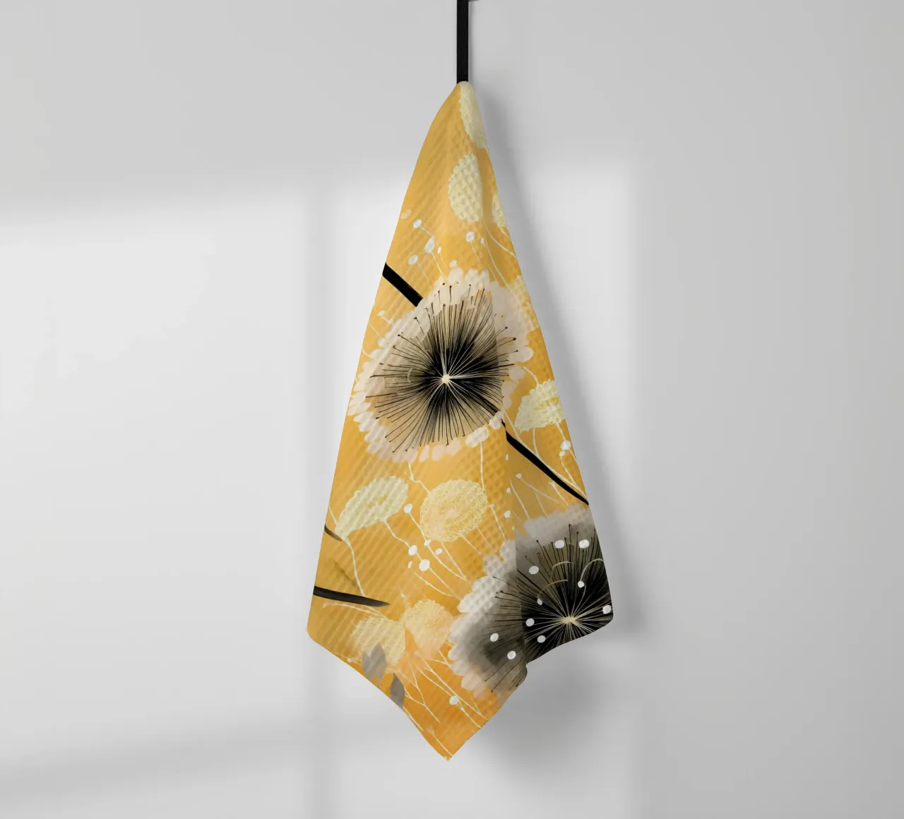 Eleganti denti di leone canovaccio da cucina da Botanical Pattern House