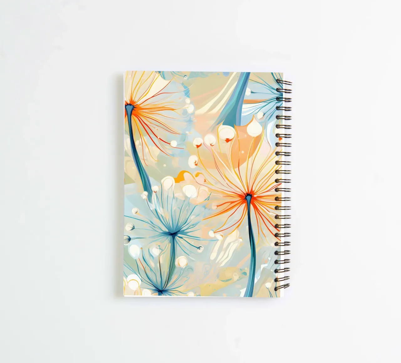 Eleganter Löwenzahn Ringbuch von Botanical Pattern House