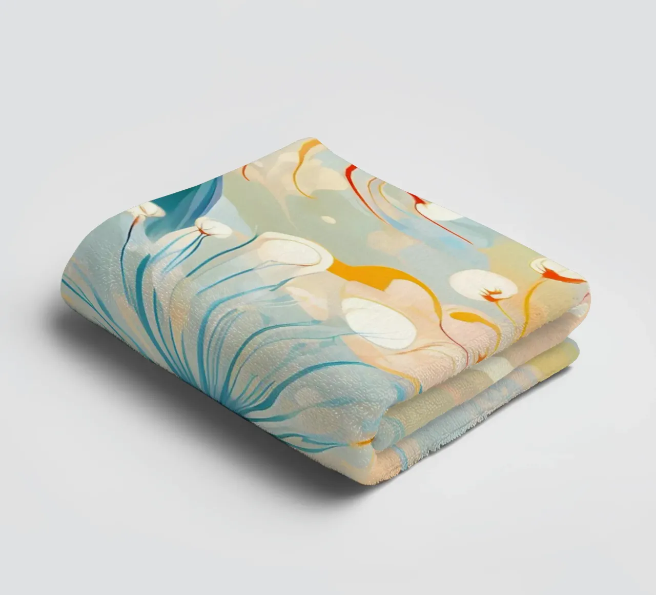 Elegant Dandelions towel by Botanical Pattern House